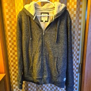 Fat Face Sherpa-Lined Hoodie Size XL